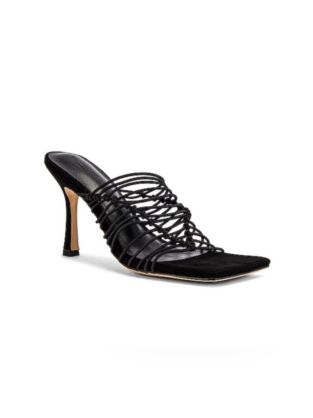 Tony Bianco Lynx Mule Black Size 6.5